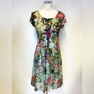 Peruvian Connection floral dress small
